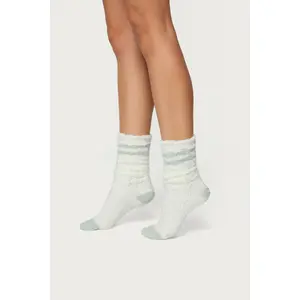 Stripey Fuzzy Scrunch Socks Stripey Fuzzy Scrunch Socks