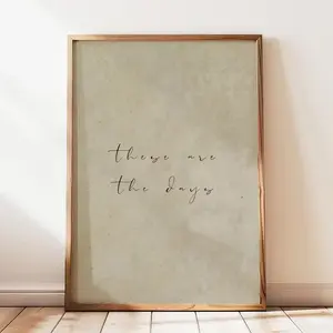 [UNFRAMED POSTER] Vintage Inspirational Wall Art Print | Positive Affirmation Quotes, Daily Reminder Painting, 1pc Unframed Poster - Bedroom Decor, Living Room Aesthetic, Gift for Friends, Housewarming