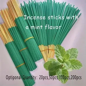 Fresh Mint Scented Reed Diffuser Stick, 8.66 Inches, Ideal for Yoga, Meditation, Home, Living Room, Tea Room, Hotel, Outdoor Activities, Portable