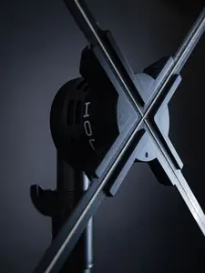 HOLOFAN - 3D Hologram Fan, High Definition 3D LED Hologram Projector, WiFi User-Friendly Mobile Phone App Control LED Lights, Upload Your Own Pictures or Videos, Easy Wall Mount or Tripod, Realistic Hologram Effects.