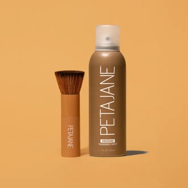 The Must Bundle - At Home Professional Spray Tanning Kit, Includes a self-tanning mist and perfecting brush