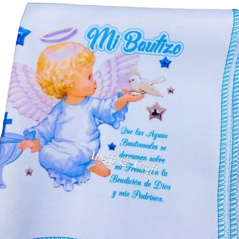 12pcs Solid Square Reusable Baptism Ceremony Napkins Tableware - 10x10 in, 100% Polyester Crafted, Baptism Favors with Clean Appearance (Home & Festive Party Supplies)