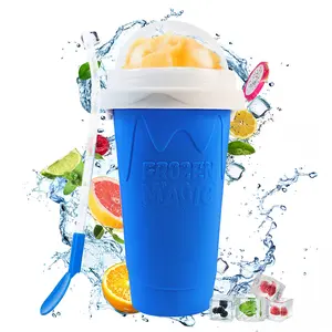 Slushie Maker Cup, Magic Quick Frozen Slushy Cup Cooling Cup Squeeze Cup Slushie Maker, Homemade Milk Shake Ice Cream Maker Turn any Drinks into Slushie