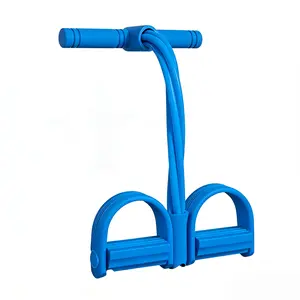 Multi-functional Pedal Resistance Band Trainer – Portable Foot Pedal Fitness Equipment Home Gym Full Body Workout Machine, Exercise Sit-ups, Yoga, Abdominal Training