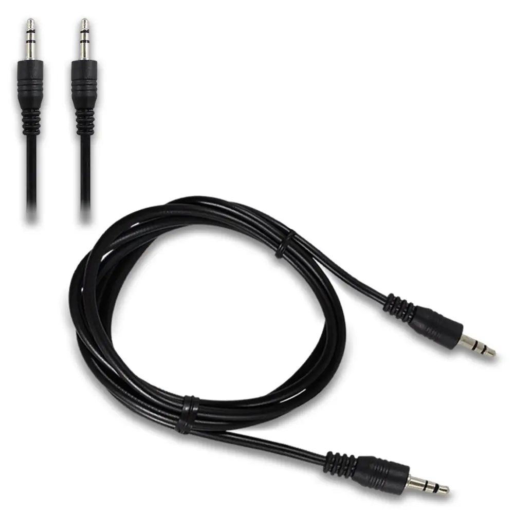 1/8" 3.5mm Stereo Audio Headphone Cable Cord Male to Male M/M MP3 Aux PC 3FT