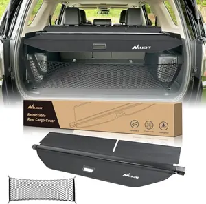 Nilight Retractable Cargo Cover for Toyota 4Runner 2010-2024 Privacy Shield with Storage Net Easy Install Waterproof Durable Canvas, Vehicle Accessories