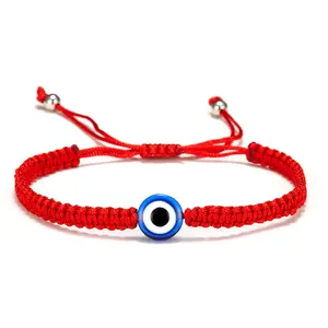 Evil Eye Protection Bracelets Red Blue or Black String Handmade Kabbalah Protection for Women Men Trendy Jewelry Adjustable Durable Spiritual Significance