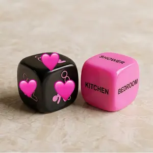Couples Activity Dice 2-Pack – Date Night Places & Action Game | Fun Mini Dice Set for Couples Gift