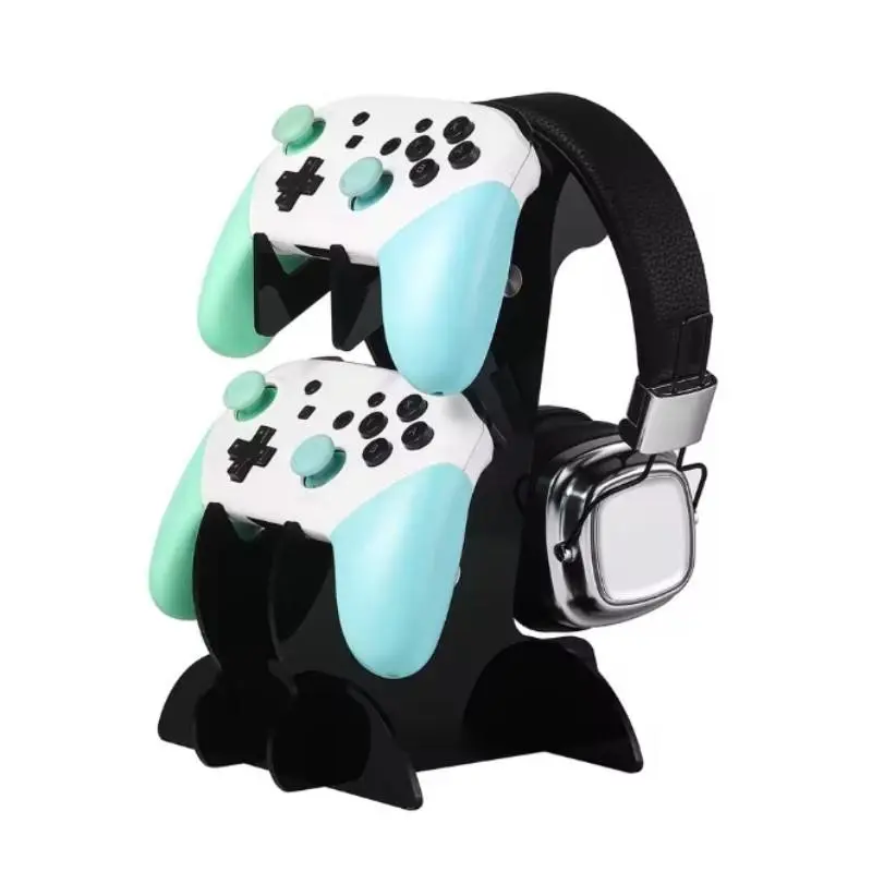 Universal Controller Headphone Stand for Ps5 Ps4 Xbox Switch, Console Accessories, Three-Layer Design, Compatible with Multiple Devices, Durable & Space-Saving, Gaming Accessories, Game Controller Stand