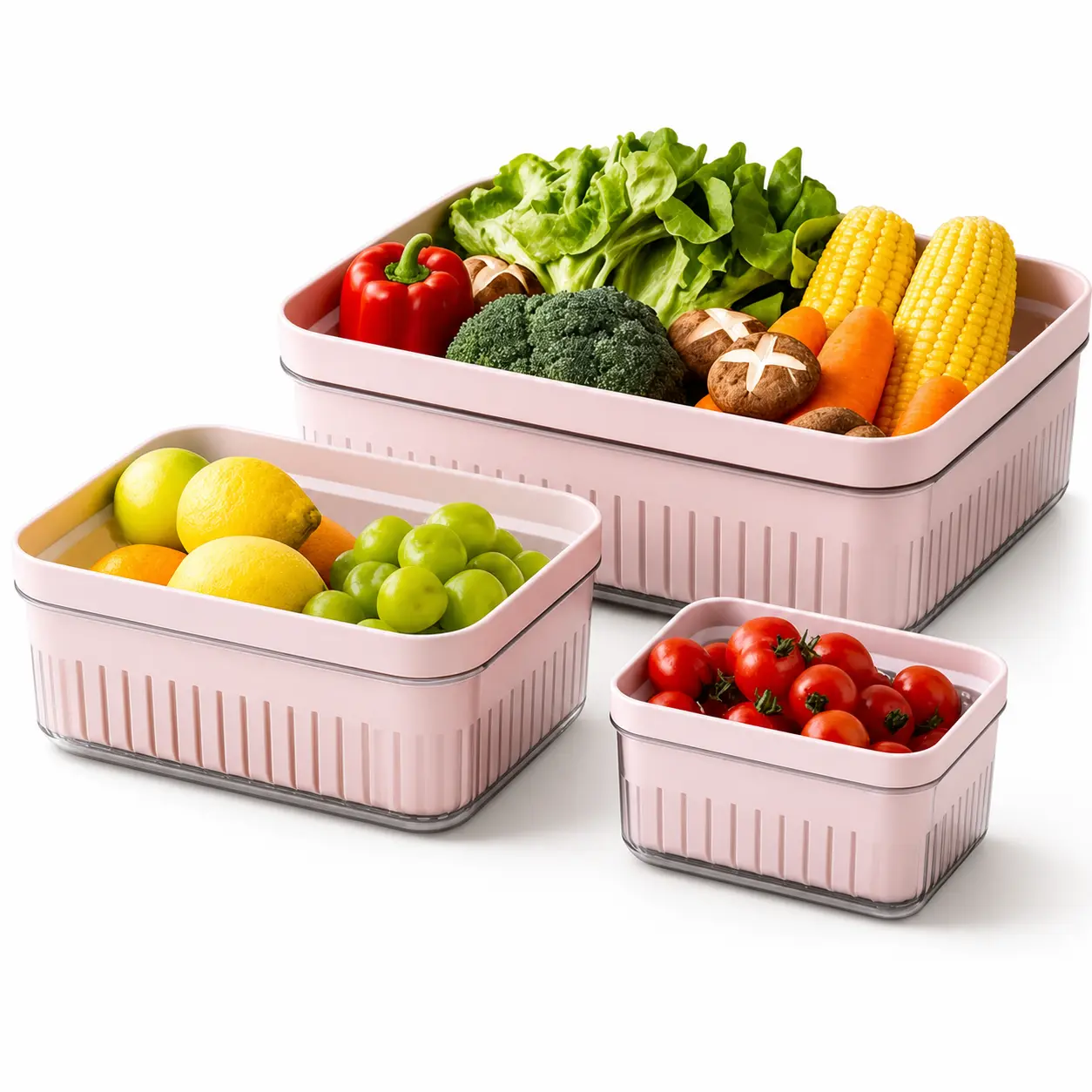 Large 2-Tier Colander and Produce Wash Basin, Extra-Large Kitchen Fruit and Vegetable Rinse Basket with Water-Collecting Storage Tray, Durable Design to Help Prevent Backflow