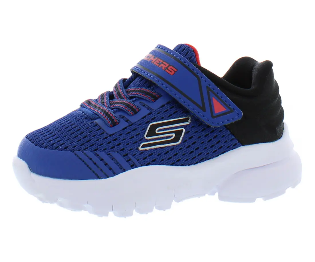 Skechers Razor Flex Baby Boys' Casual Sports Sneakers, Kids Shoes with Velcro Closure for Casual Wear