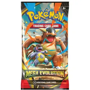 Pokemon Mega Evolutions Single Pack - Includes 10 Additional Game Cards, Featuring a Dynamic Design
