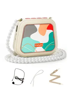 【COHYAN K20】 Voice Amplifier for Teacher,PortableBluetooth Wired Voice Amplifier with MicrophoneHeadset and Speaker, Mini Voice Amplifier forClassroom,Speech,Training,Tour Guide,Mini BagDesign