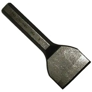 212 MAIN Flat Brick Chisel - 12 in. Length, Square Body, Shot-Blasted Tool for Masonry Work, Brick/Stone Specific Cuts, Specific Cut
