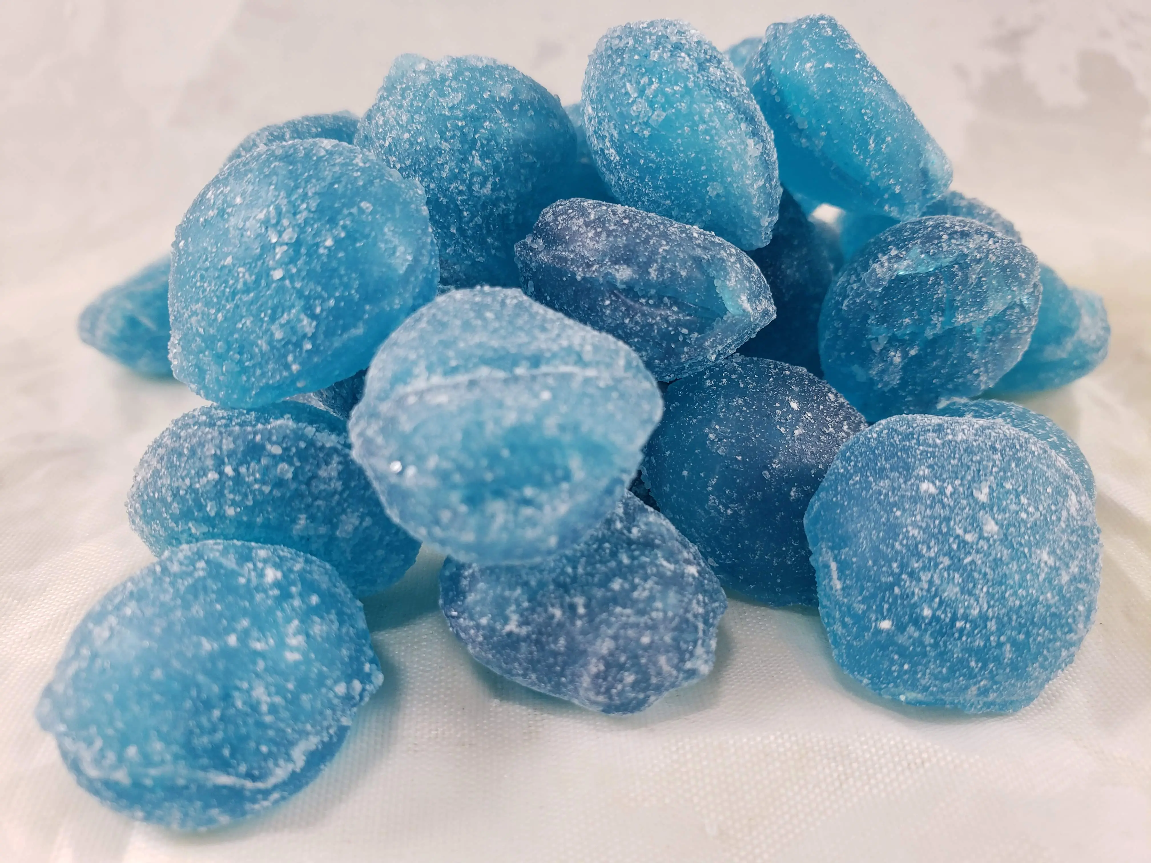 Blue Raspberry Hard Candy Drops 3-Pack - 13.5 Ounces of Candy tiktok trend item blue  candy