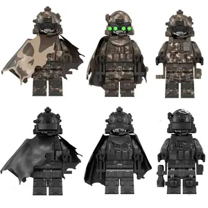 WM6147 WM6168 WM6169 Military Series SWAT Special Forces Building Block Commando Soldier City Police Cap Mini Action Figure Toys Collector Set 4.5cm ABS Plastic Figures