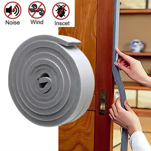 1 Roll, Door Window Sealing Strips, Sound-Proof Door Window Foam Back Noise Insulation Excluder Tape Dust-proof Sealing Strip