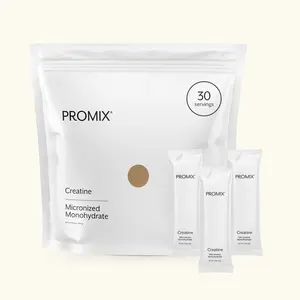 Promix Creatine Monohydrate – Muscle Strength & Performance – Micronized, Unflavored Stick Packs – 30 Sticks Promix Creatine Monohydrate – Muscle Strength & Performance – Micronized, Unflavored Stick Packs – 30 Sticks