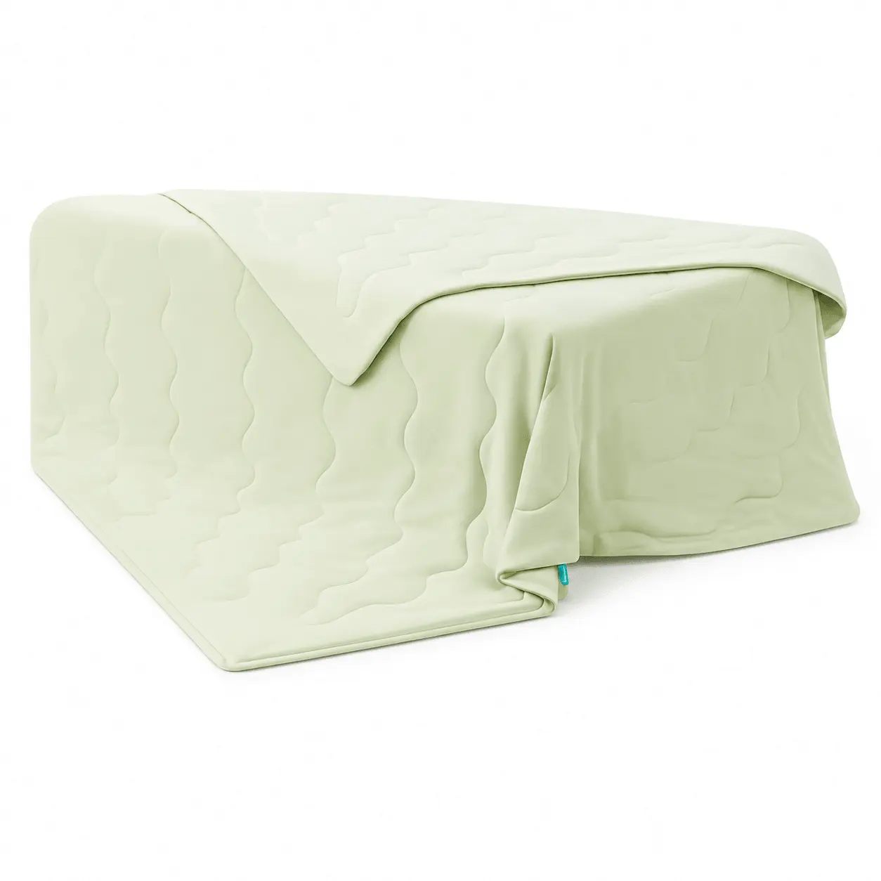 JUST CHILL "Mountain Melon Summer" Lightweight Comforter - Sleep-Friendly Ultralight Quilts, Breathable Cotton Quilt, Machine Washable, 150x200cm, Winter Pear Green & Sprout Green, Sleep-Friendly Quilts