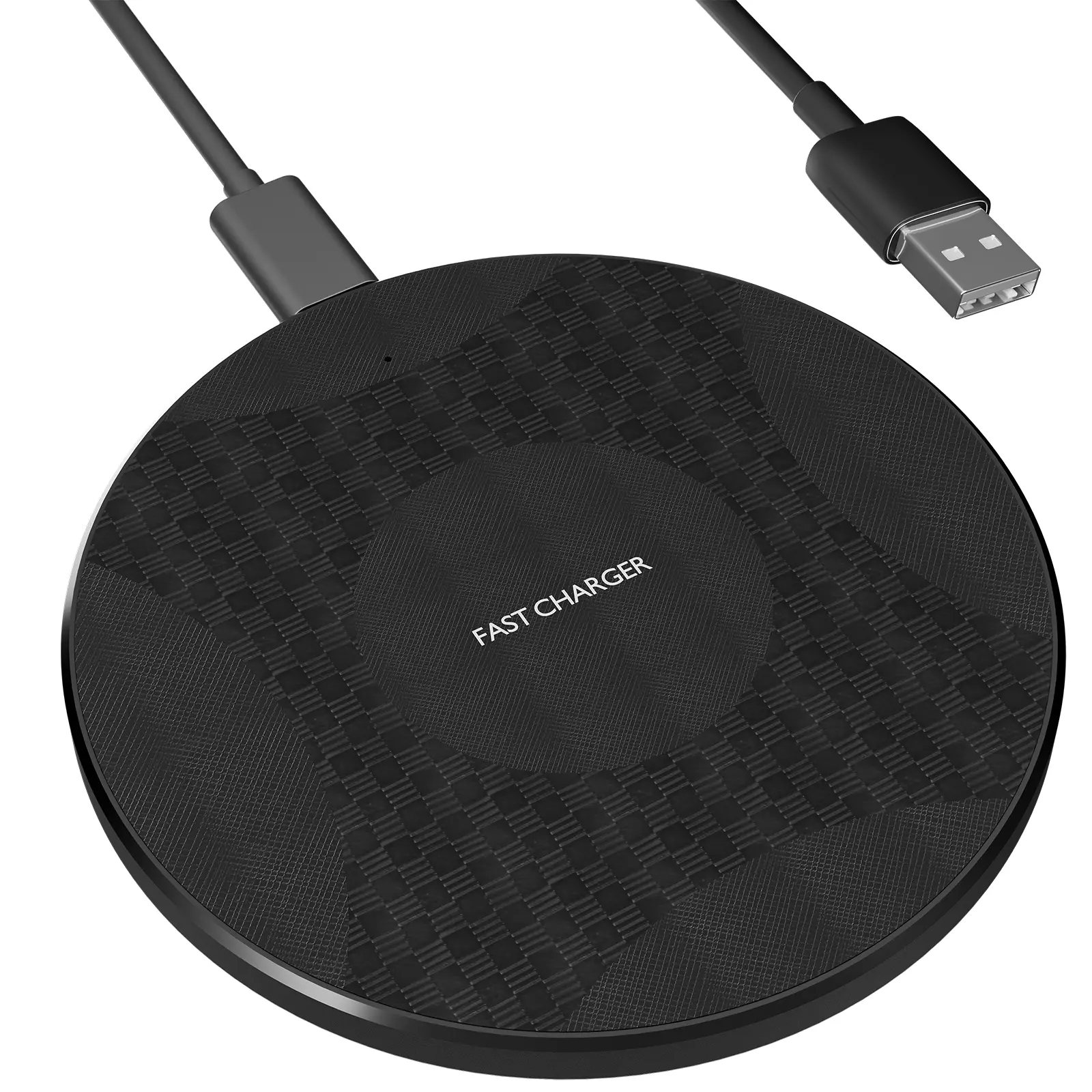 10W Wireless Charging Pad, Space-Saving Slim Design for Office Desk & Home Workspace, Compatible with iPhone 17-12 Series & Samsung Galaxy/Android, Silent & Light-Free Operation – Ideal Office Gift for Colleagues, Bosses & Productivity Lovers Electronic C