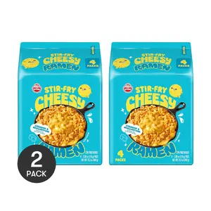 OTTOGI Korean Cheddar & Mascarpone Cheese Instant Noodles - 4 Packs (110g each) | Delicious & Creamy Ramen