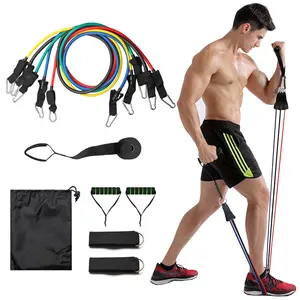 11 pieces of tension, tension rope 100 pounds tension belt set