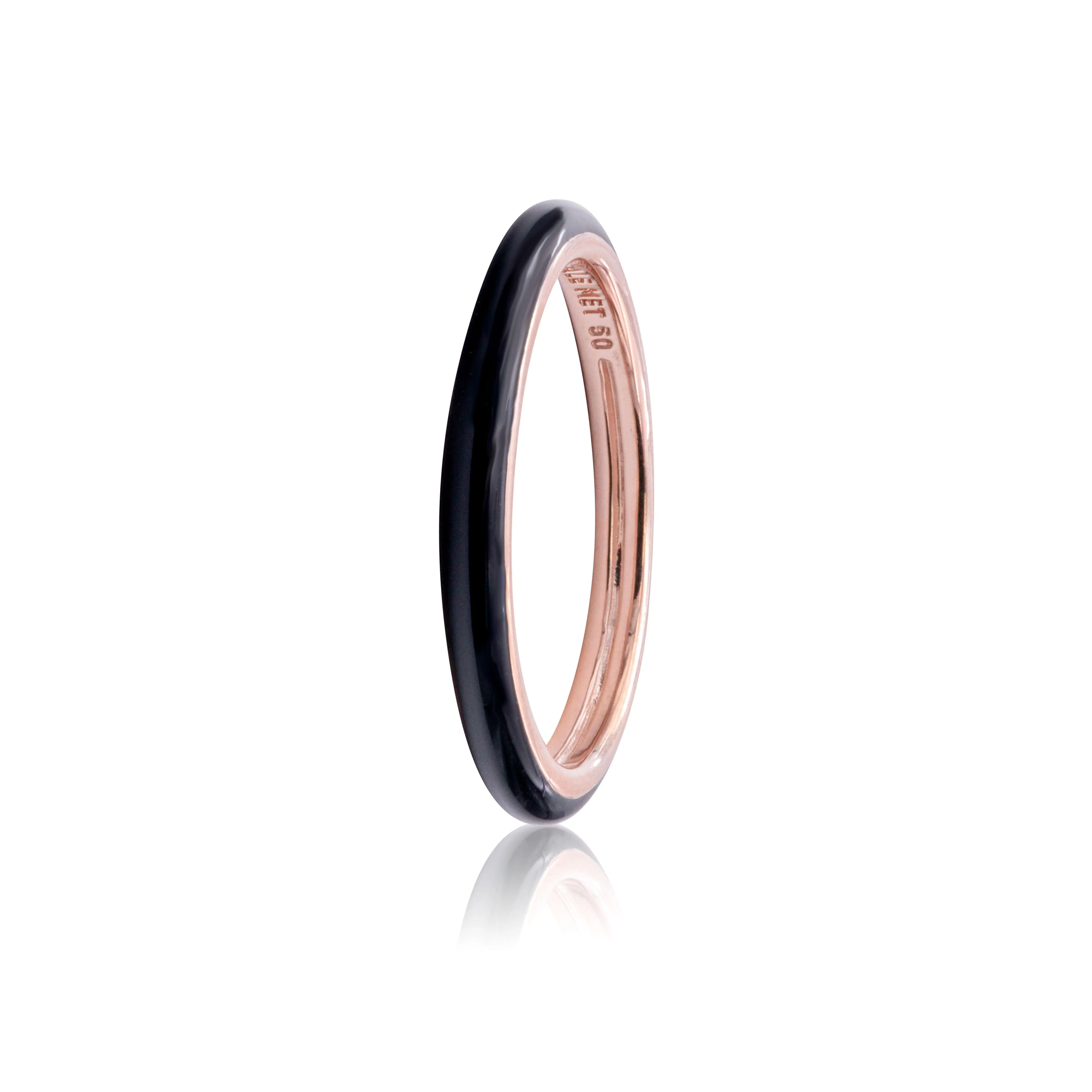 Pandora ME Black Enamel Ring 189655C01-50