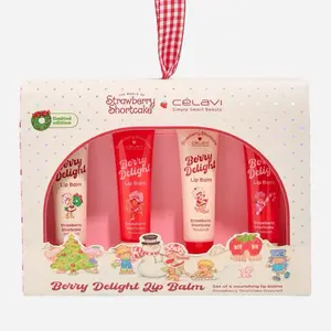 Strawberry shortcake special cute set 4 glossy pieces Gift