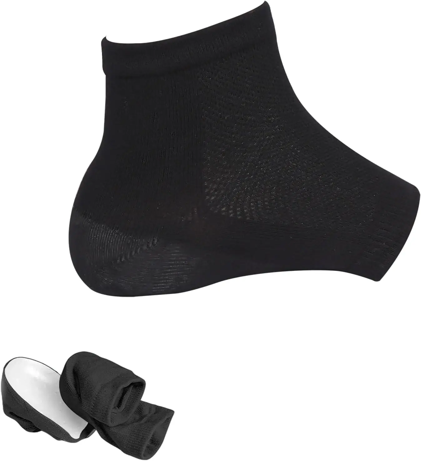 Height Max Insoles – Invisible Shoe Lift Heel Pads for Men & Women – Half Height Increase with Cushion Support – Discreet Elevator Socks for Sneakers, Dress Shoes & Boots Footwear Silicone