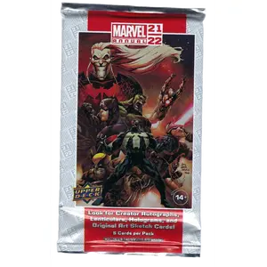 2021-22 Upper Deck Marvel Annual Hobby Pack  (5 Cards)