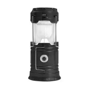 LED Camping Lantern, Solar and Rechargeable Lantern Flashlight Collapsible and Portable Light for Daily/Camp/Hiking/Night Fishing/Emergency/Hurricanes/Storm(1 Pack)