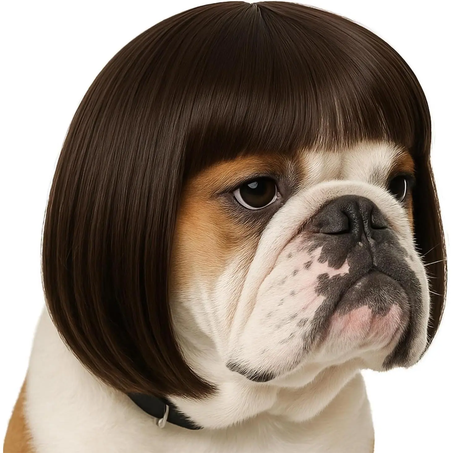 Funny Dog Wig for Small Medium Large Dogs, 7 inches PetCostume Elastic Cat Cosplay Wig Decoration for Christmas,Parties Puppy Outfits Diy Hair dog accessories Halloween Pet wigs Cute, Playful Hair Accessories for Dogs & Cats, All-Seasons costume