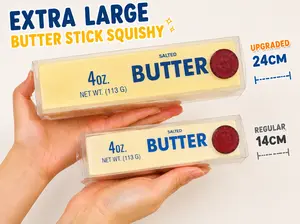 Upgraded version  BIG BUTTER STICK -Squishies Slow-Rising Soft Sensory Toys for Anxiety Relief, Fun Party Gifts (Indoor Recreation Equipment) Father's Day Soft toy, stress-relief squeeze fun