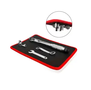 Magnetic Tool Mat & Holder |  Flexible Magnetic Tray for Garage Workshop, Scratchproof PVC Surface with Non-Slip Grip |   Auto Repair, Toolbox Organizer for Mechanics & DIY