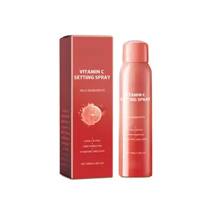 Vitamin C Hydrating Dewy Setting Spray - Makeup Fixing & Finishing Spray with Hyaluronic Acid, Glow Setting Mist for Sensitive Skin, Long-Lasting Moisture Boost