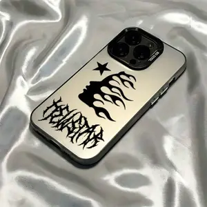HellstarS Fashion Logo Case For IPhone 16, 15, 14, 13, 12, 11 Pro Max, X, XR, XS Max, 8, 7 Plus Drop Resistant Scrub Back Cover