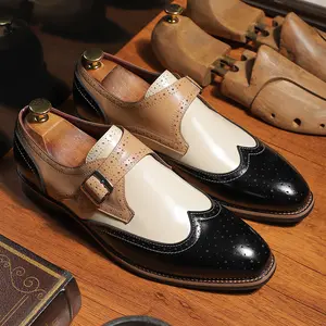 PU Men's Business Casual Shoes with Big Size Options - Quick Delivery