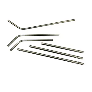 Individual Stainless Steel & Glass Straws for Mason Jars