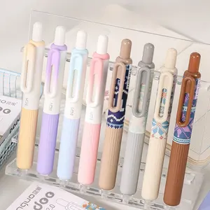 Pocket Pens,Retractable Ballpoint Pen,Comfort Grip Fashionable Elegant Pen,0.5mm Black Ink for Shcool Office Examination Special Pen