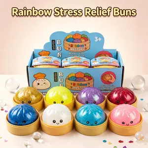 Glitter Series Expressive Big Dumpling Squishy - Blind Box, Mysecret Bun Fidget Toy, Soft TPR Material, Stress Relief, Unboxing Surprise, Rare squishy Random Style per Pack. Perfect for graduation, great for students to exchange gifts.