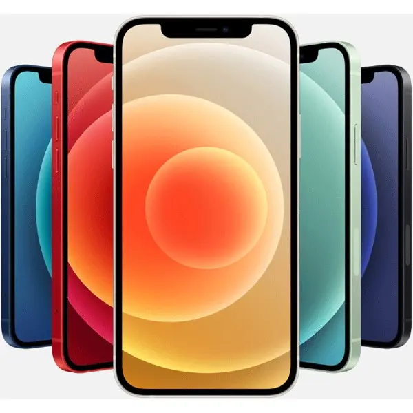 Refurbished Apple iPhone 12 Fully Unlocked 64GB All Colors - Acceptable with 1 Year Warranty by BITB