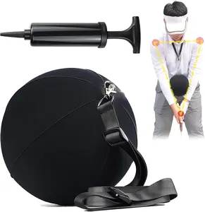 Golf Training Aid, Smart Ball for Golf Swing Trainer, Inflatable & Portable Golf Training Equipment for Straight Arm, Indoor Golf Practice Tools to Correct Posture - Amend Chicken Wing for Beginners THE GOLFER STORE