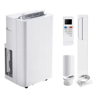 Aoxun 1000BTU / 12000 BTU 5-in-1 Portable Air Conditioner with Heater, Cools & Heats Up to 400 Sq.Ft, Quiet AC Unit with Remote, Sleep Mode, Dehumidifier & Fan for Bedroom, Office, Cool&Heat, Upto400sqft