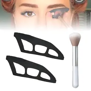 New Eyeshadow Template Reusable Makeup Assistant Tool, Professional Quick Eye Makeup Kit, Ideal for Beginners and Women, Compact Travel Essential