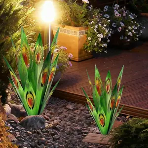 Set of 2 Metal Tequila Themed Sculptures, Hand-Painted Rural Home Decor - Perfect Father's Day & Mother's Day Gifts, Ideal for Garden & Outdoor Spaces to Add Character & Charm to Your Courtyard