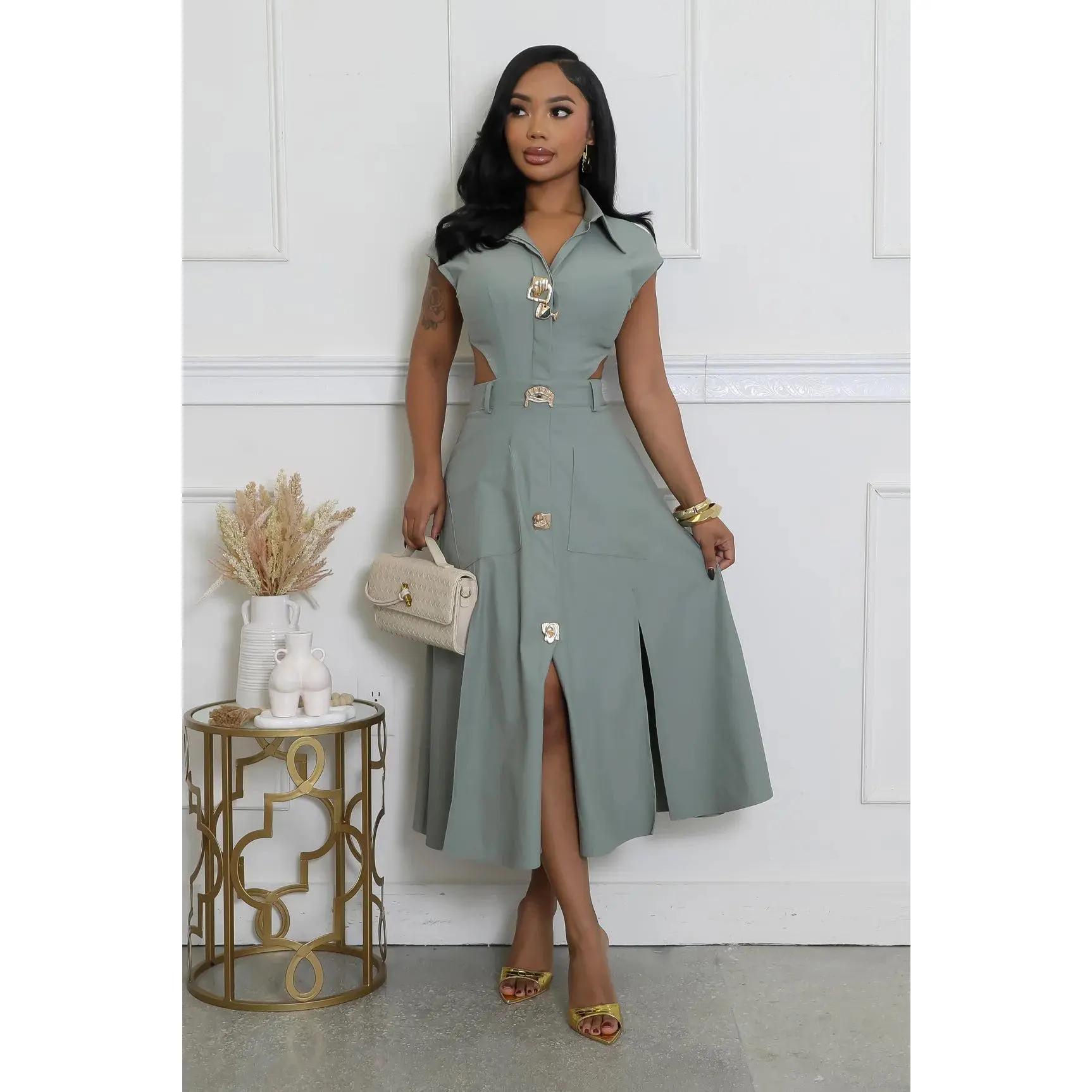 Boss Babe Midi Dress
