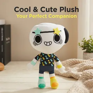 Dandy's World Plush, 12 Inch Star-Time Shelly from Dandys World Plushies Toys, Soft Stuffed Figure Doll for Fans, Stuffed Popular Game Figure Toy for Kids Boys Girls and Adult
