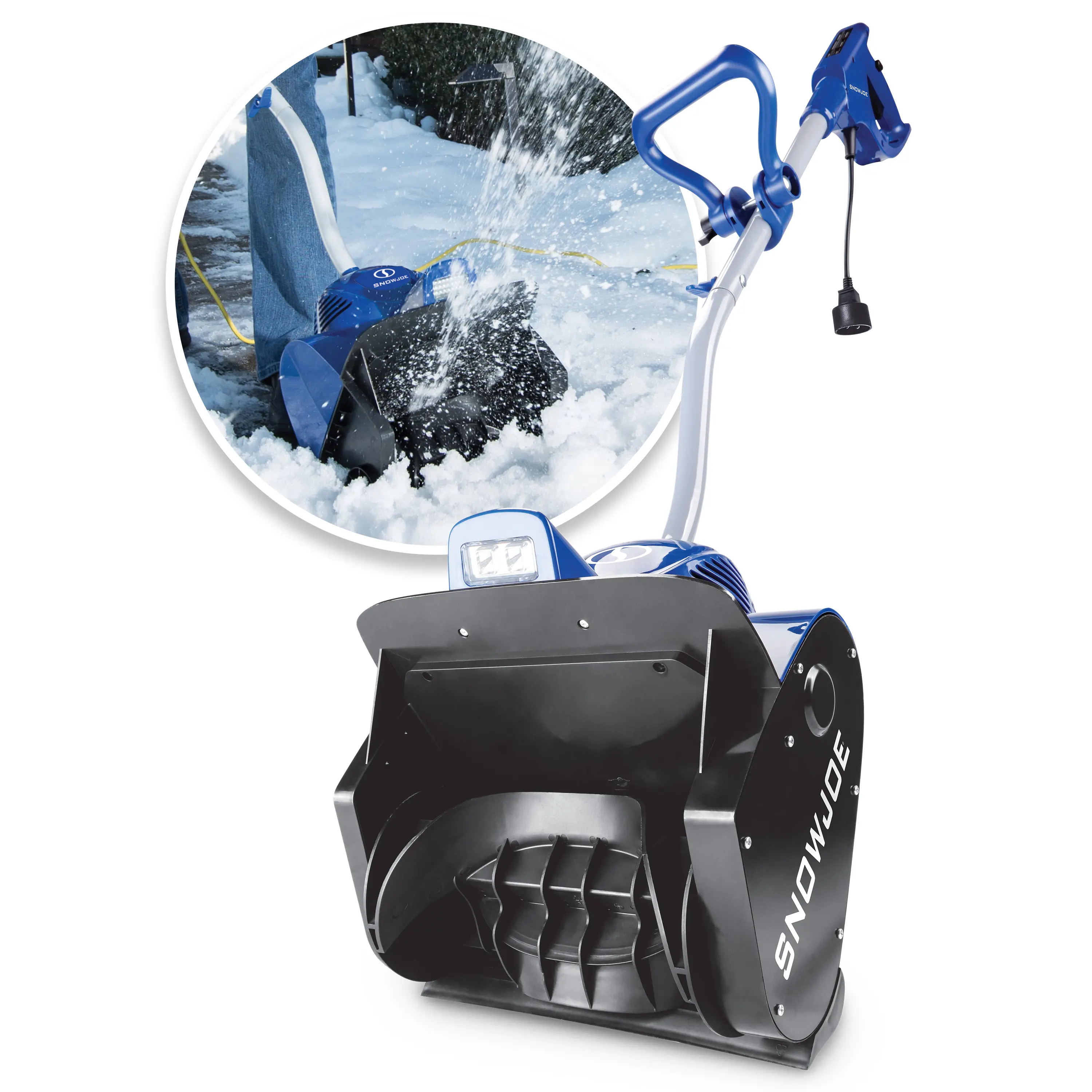 Snow Joe 324E Electric Snow Shovel | 11-Inch | 10 Amp Motor| Headlights