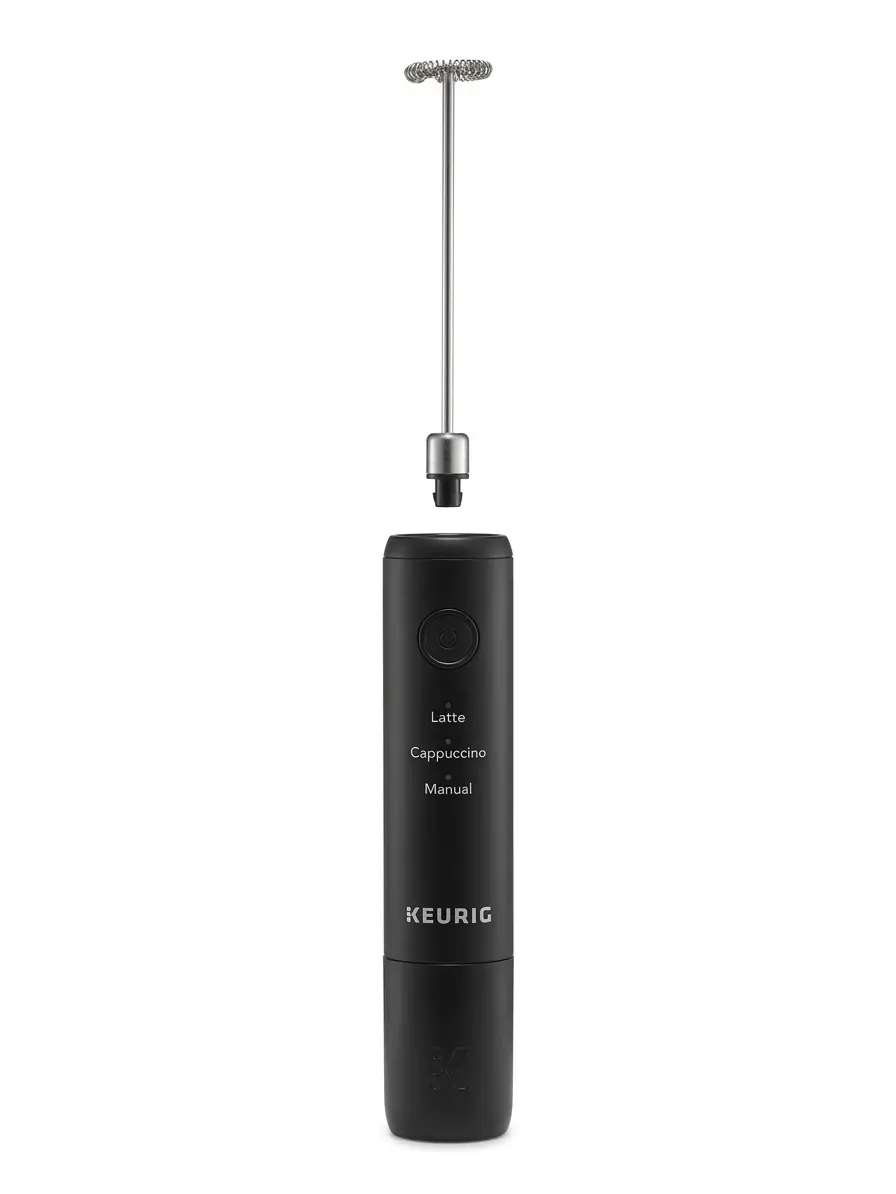 Keurig SimpleCafé Essentials Rechargeable Handheld Milk Frother for Lattes & Cappuccinos, USB Charging