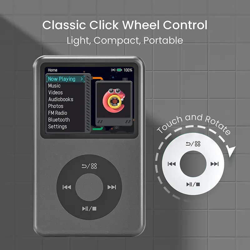 Innioasis Y1 Classic Mp3 Player with Bluetooth, 2.4
